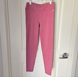 Champion Performance Fleece-Lined Pink Full-Length Athletic Leggings Sz M